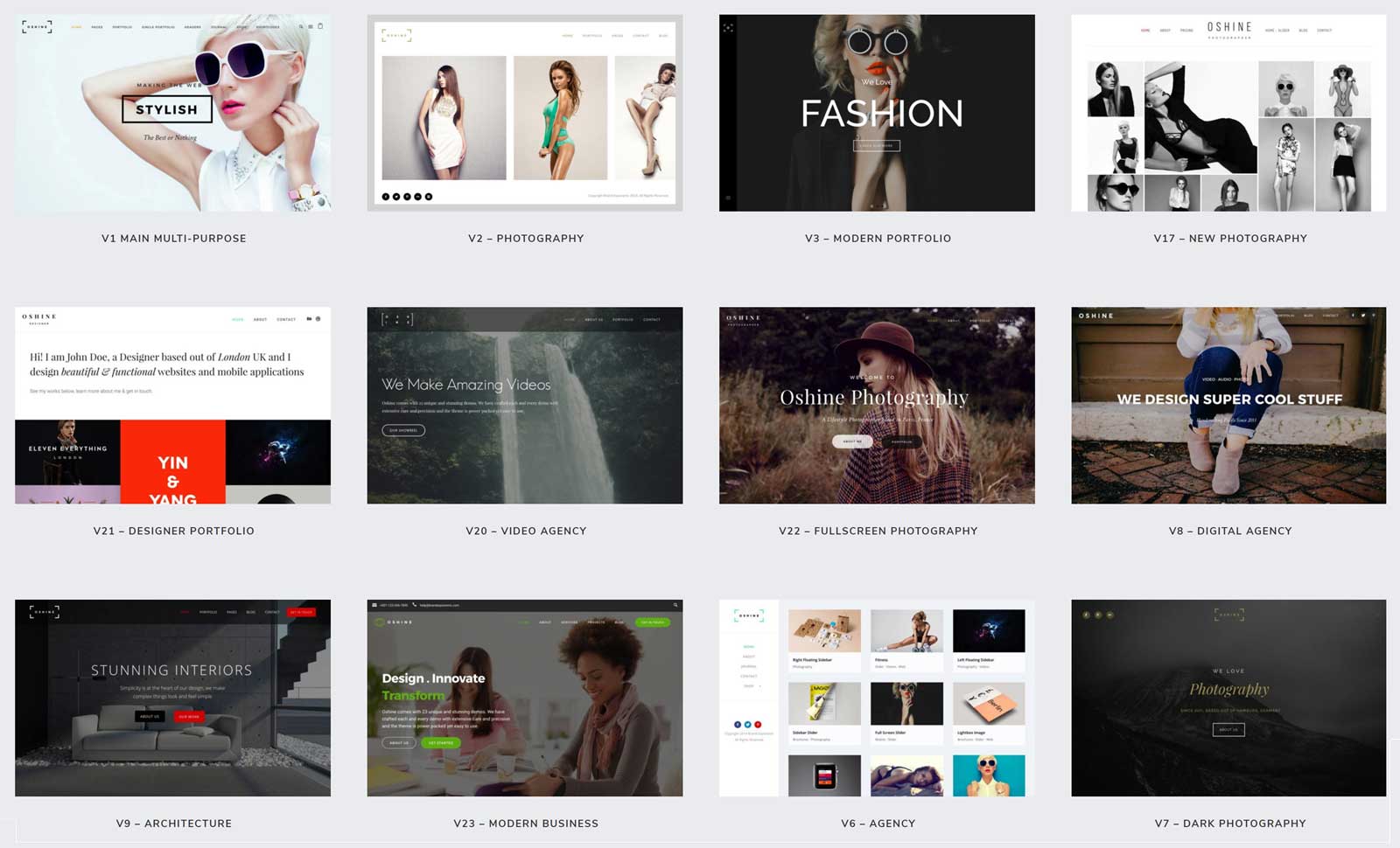 Demostraciones de Oshine