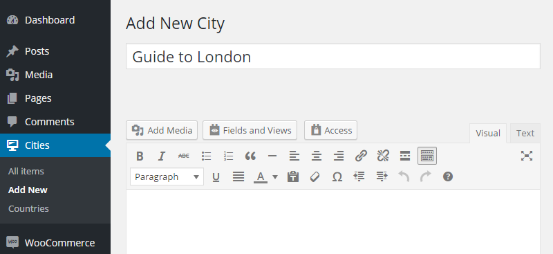 Typy recenzji zestawu narzędzi Niestandardowy post