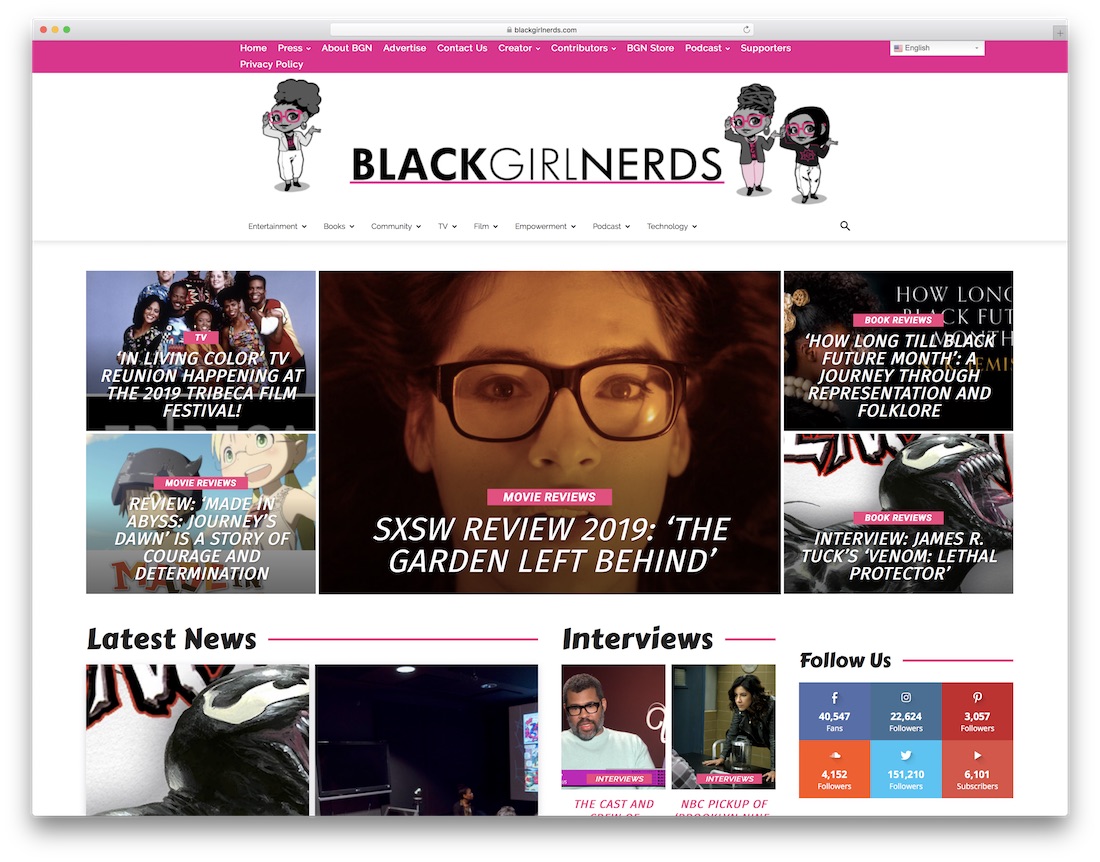 schwarze Mädchen-Nerds