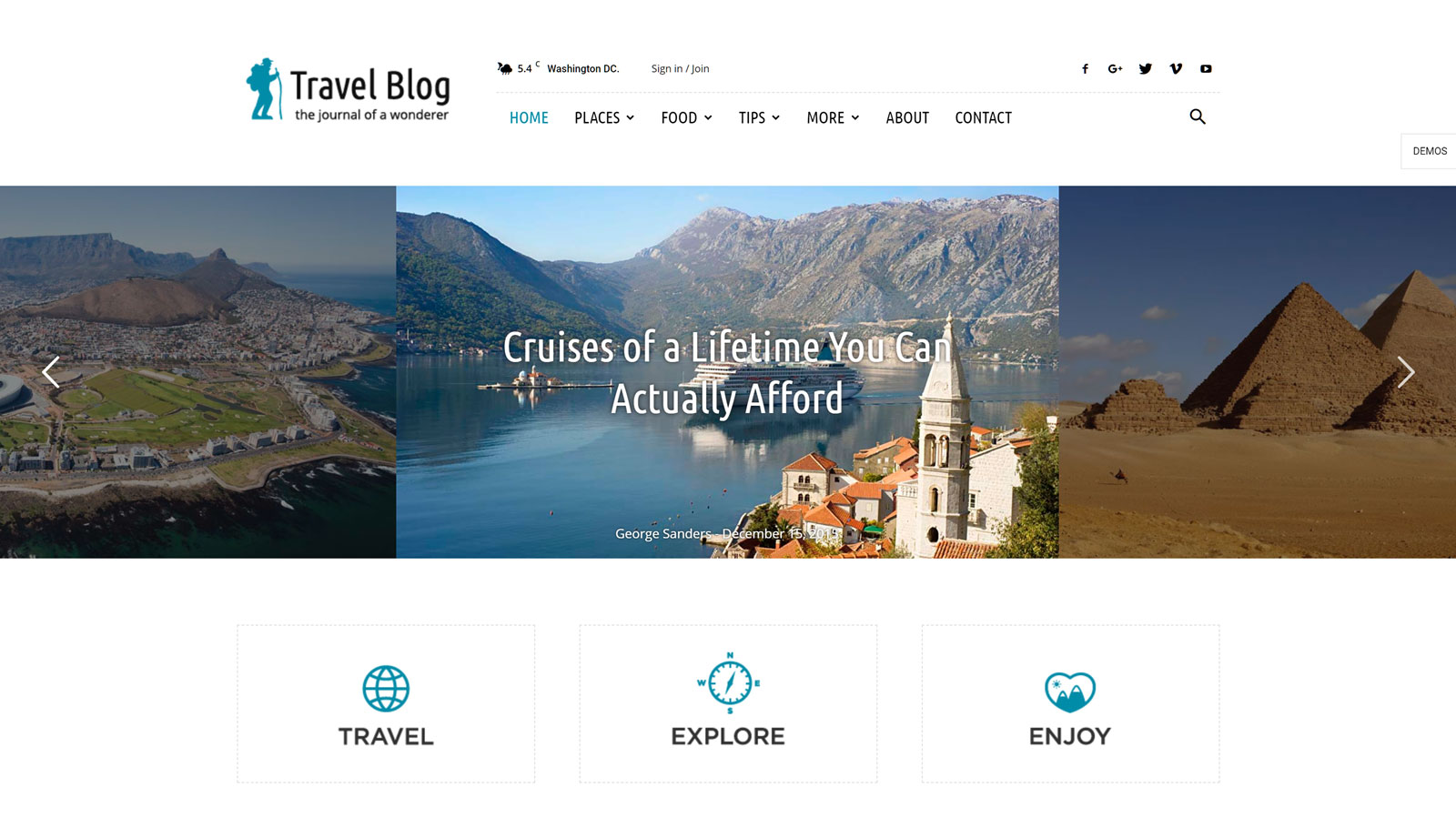 Prezentacja bloga podróżniczego