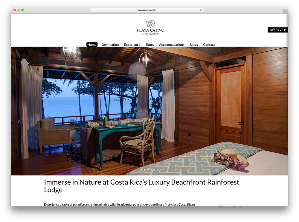 playacativo-lodge-location-site-utilisant-divi-theme