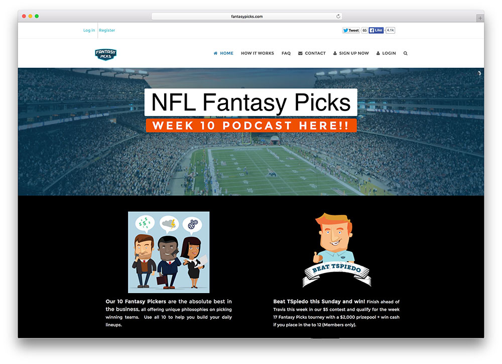 fantasypicks-fantasy-league-sports-site-example