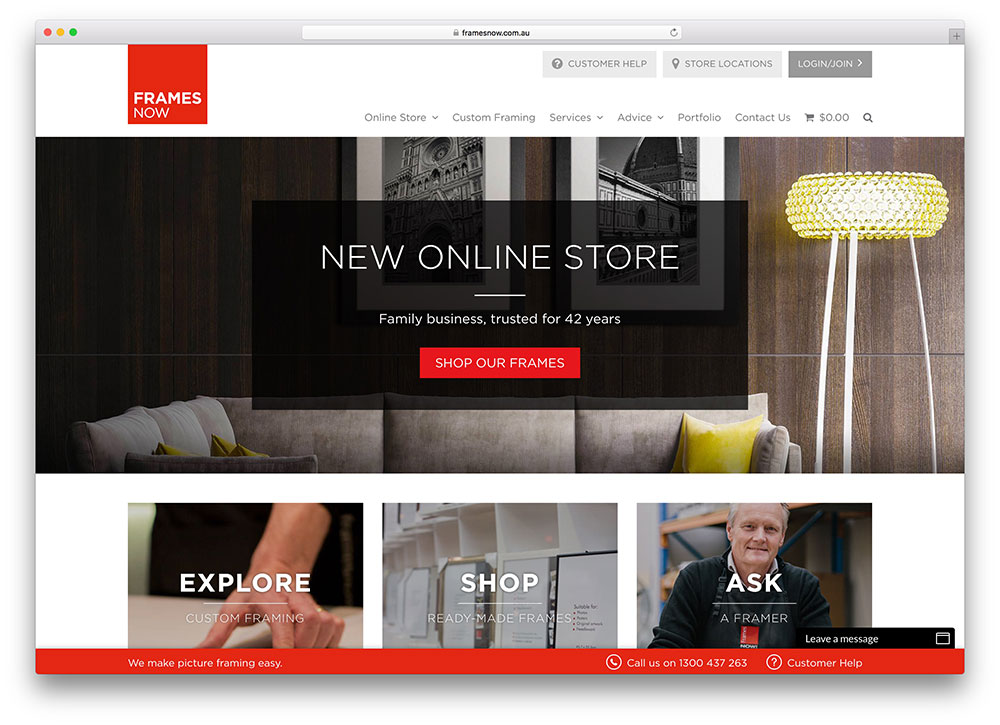framenow-arts-website-using-total-theme