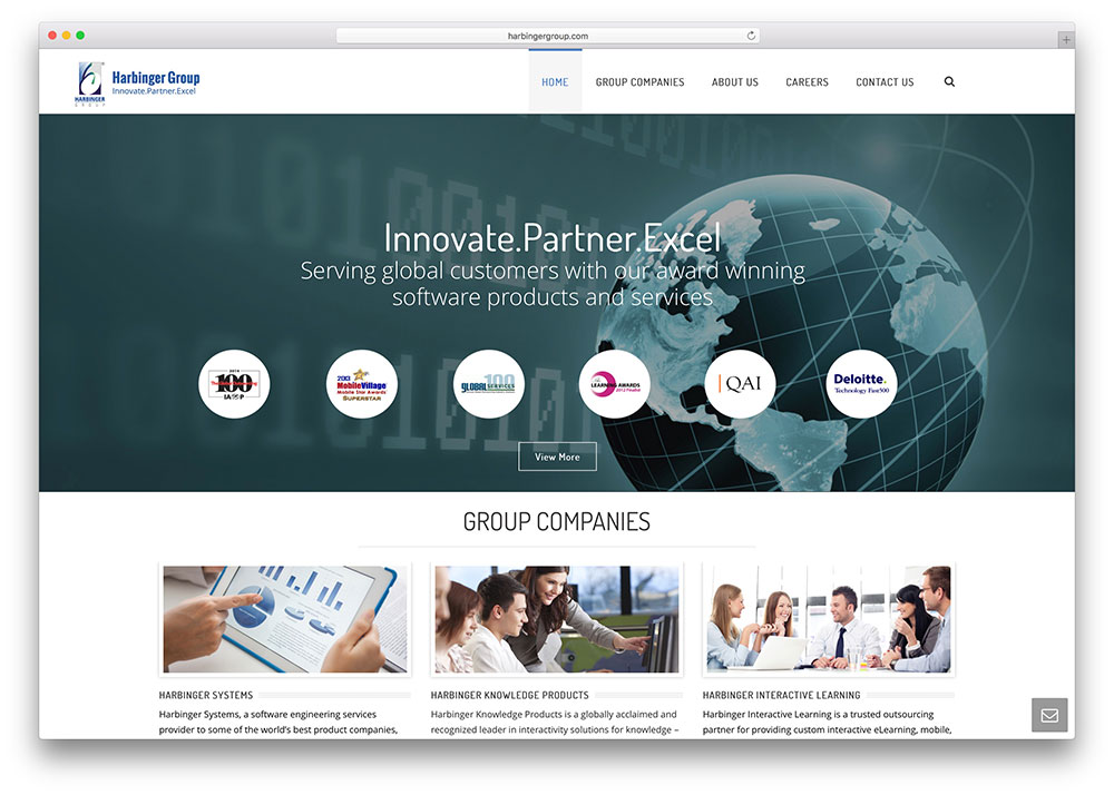 Harbingergroup-oprogramowanie-programista-witryna-za pomocą-motywu-Jowisza