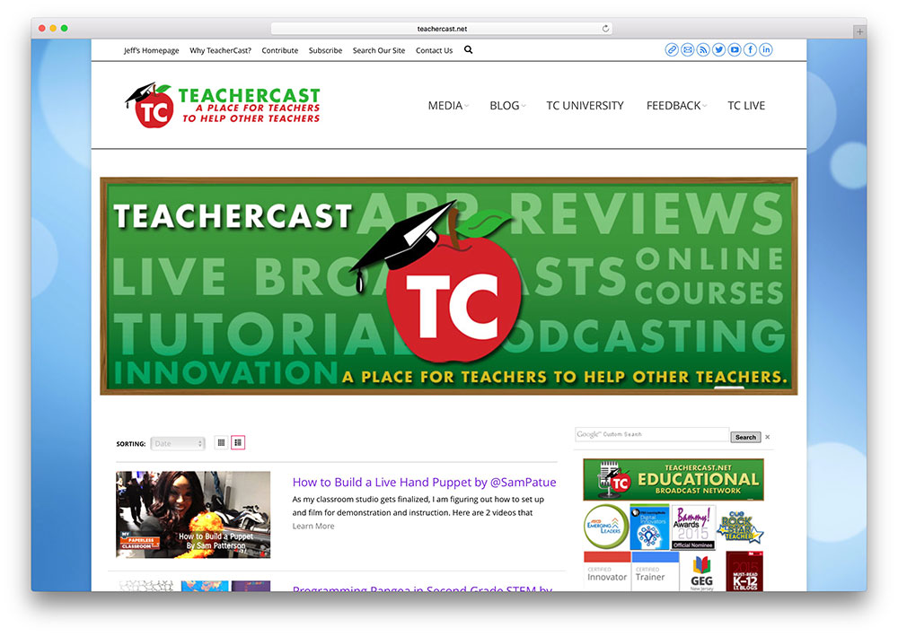 Teachercast-education-site-with-the7-theme