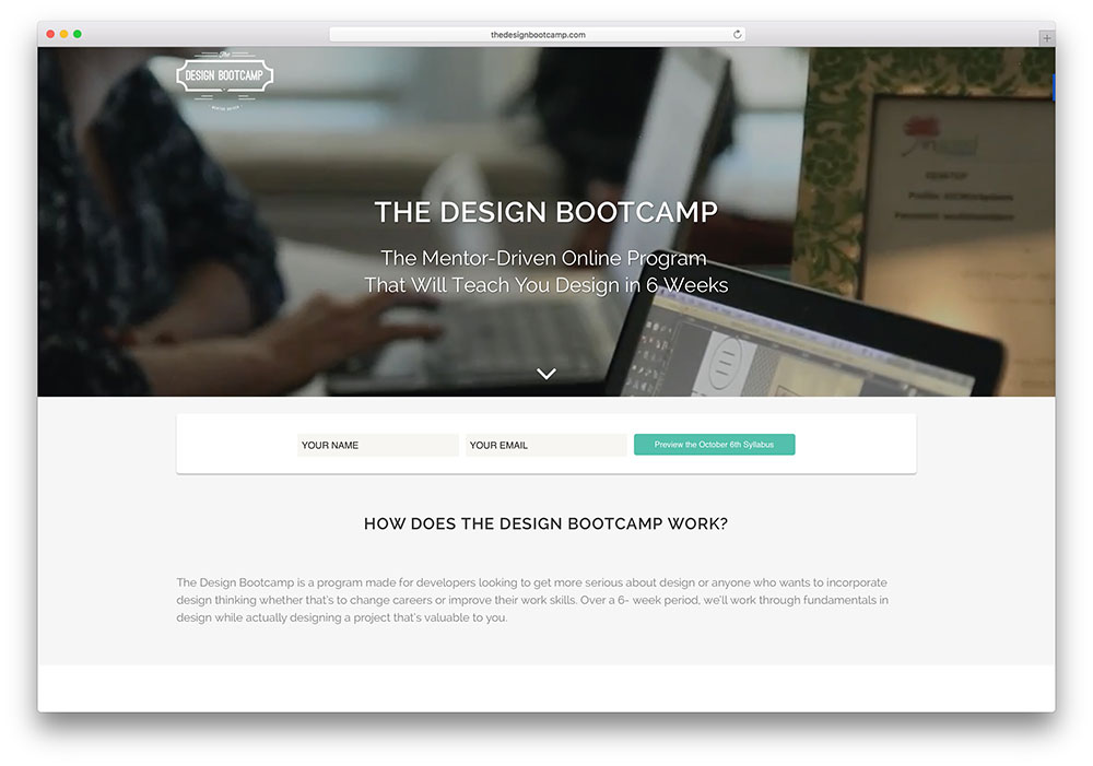 projekt-strona-bootcamp-przykład-za pomocą-motywu-bridge