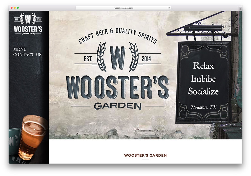 woostersgarden-retro-style-wordpress-website