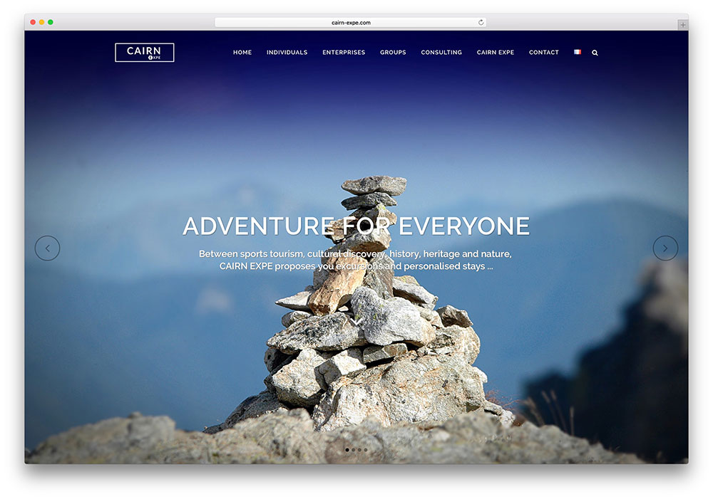 cairn-expe-travel-website-bridge-przykład