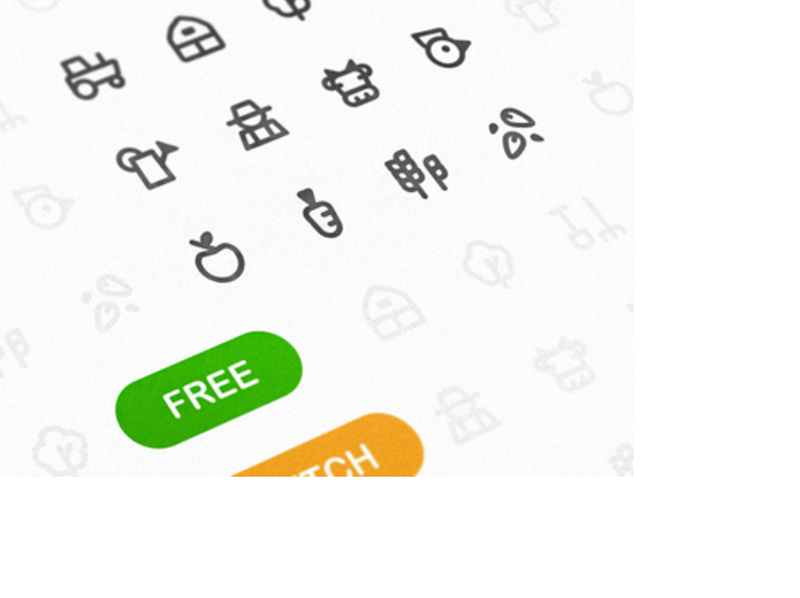 ไอคอนเวกเตอร์ฟาร์ม