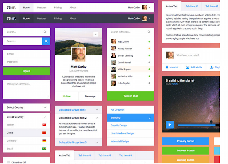 เพิร์ล UI Kit Sketch