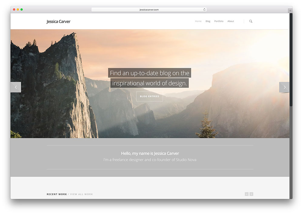 jessicacarver-design-salient-website