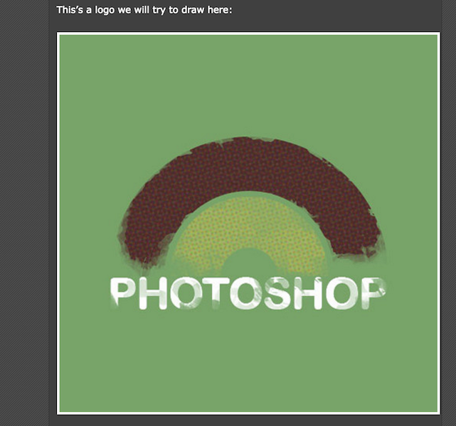 Creación de un logotipo retro