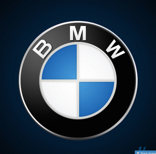 Crea el logotipo de BMW
