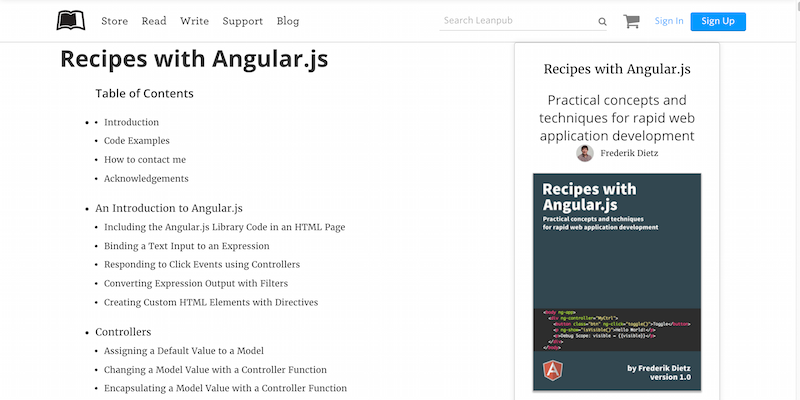 Recetas con Angular