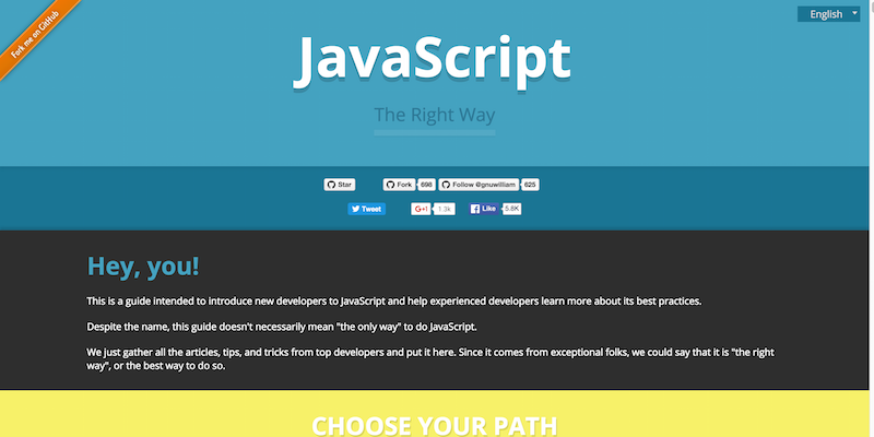 JS: el camino correcto