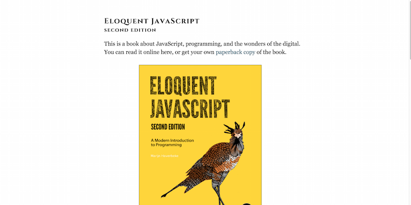 JavaScript elocuente