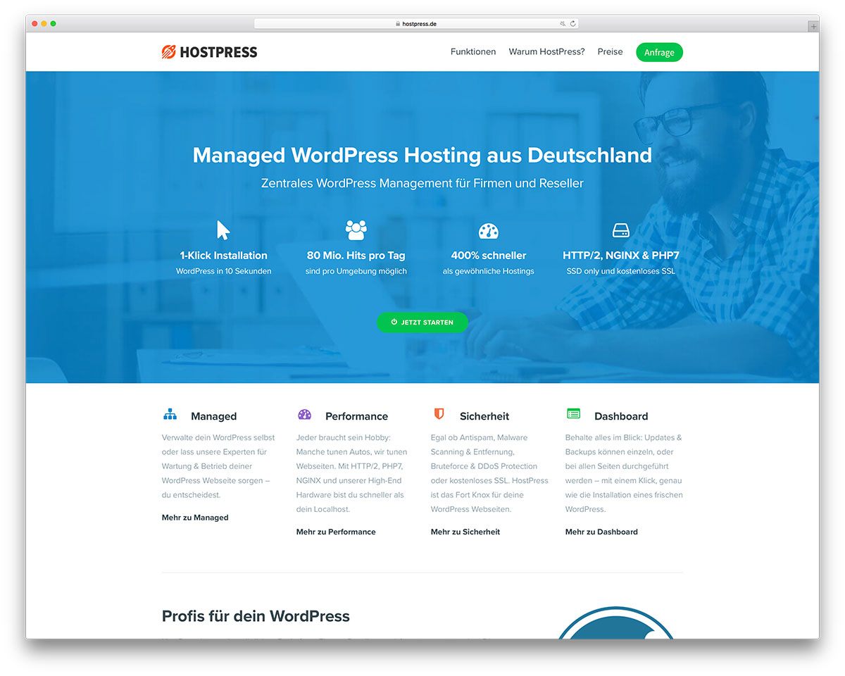 hostpress-uncode-wordpress-hosting-sitio web