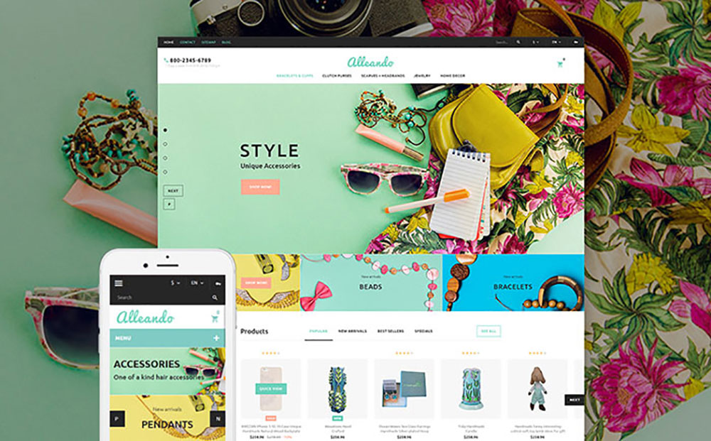 Responsywny motyw sklepu z upominkami PrestaShop