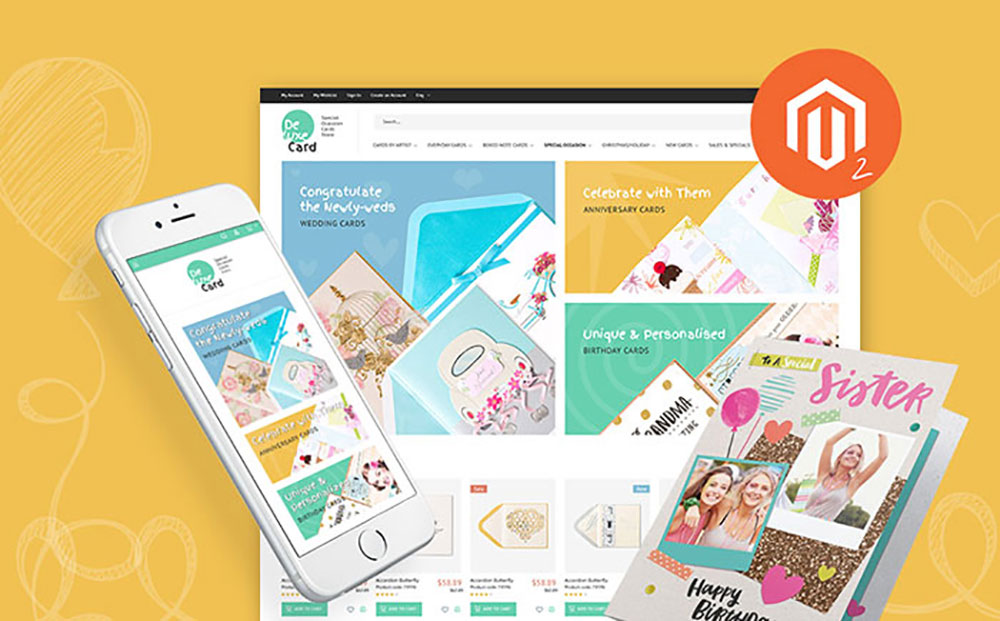 Motyw Magento Kartki Świąteczne