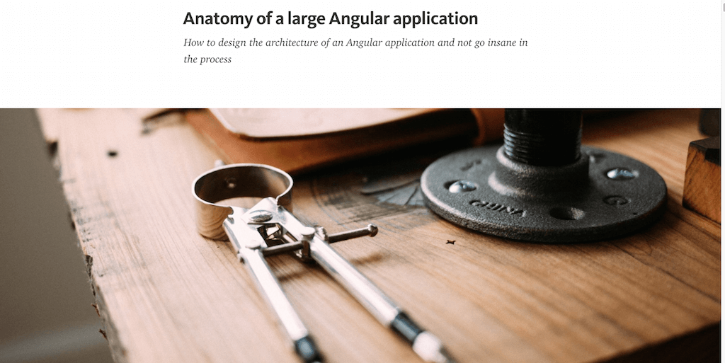 大型 Angular 应用程序剖析 — 中