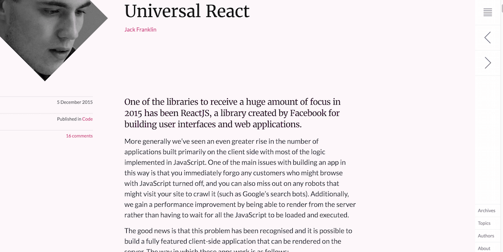 Universal React ◆ 24 种方式