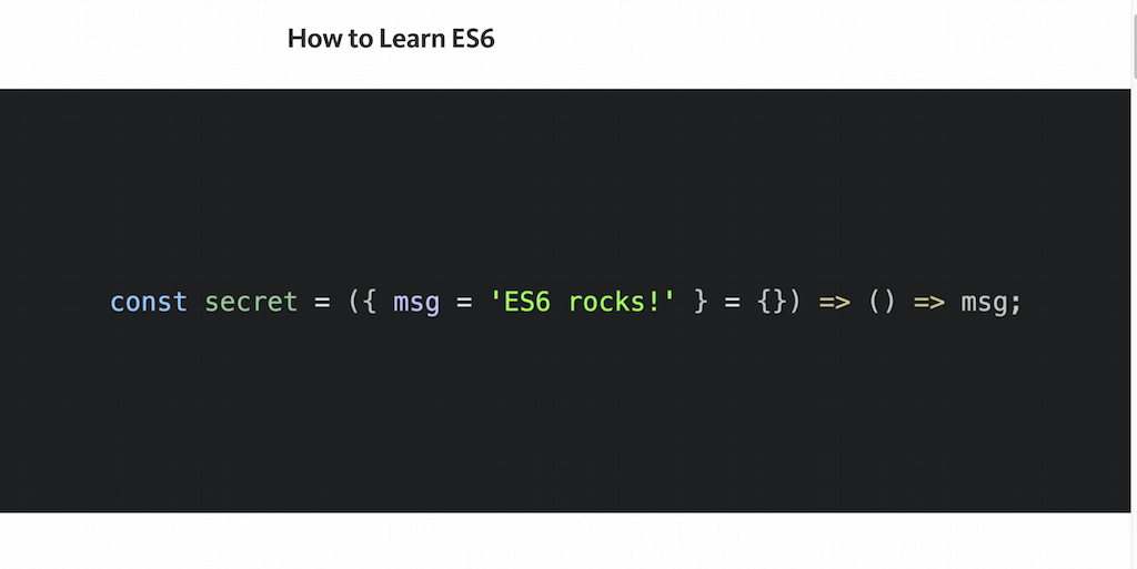 如何学习 ES6 — JavaScript 场景 — Medium