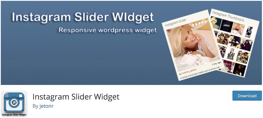 instagram slider widget darmowa wtyczka