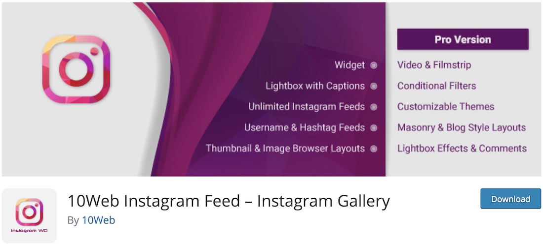 darmowa wtyczka wd instagram feed