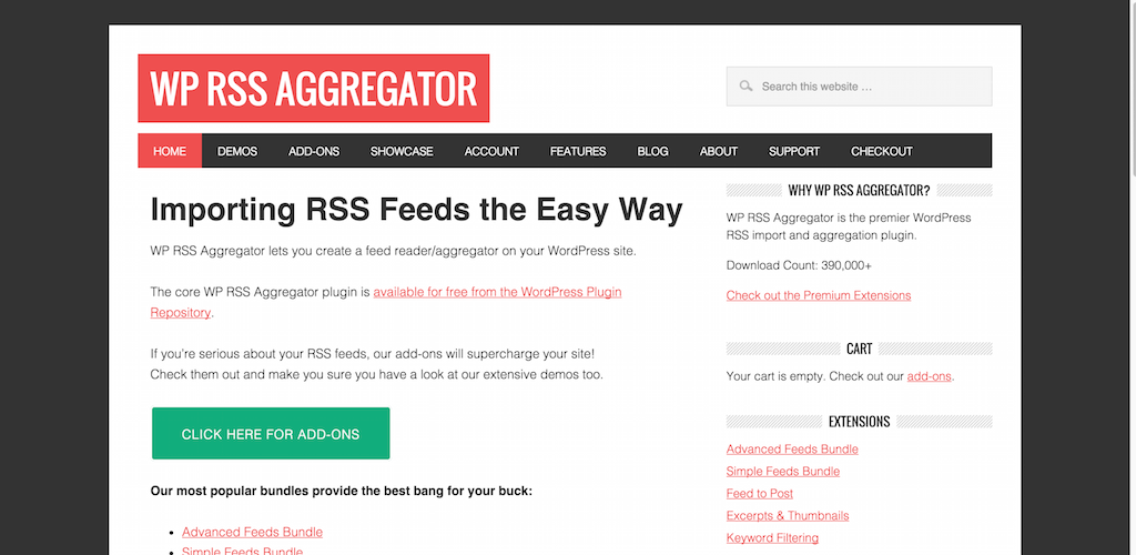 WP RSS Aggregator El complemento n. ° 1 para importar RSS en WordPress
