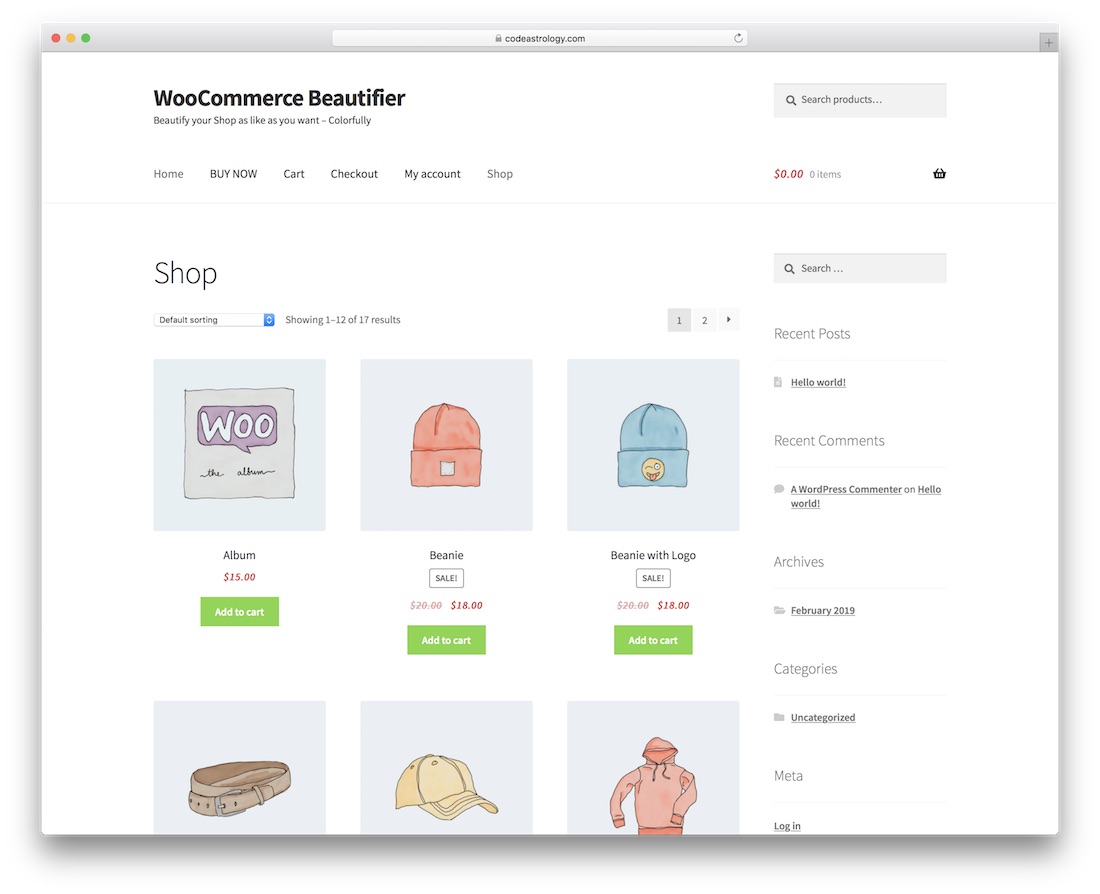 kecantikan woocommerce