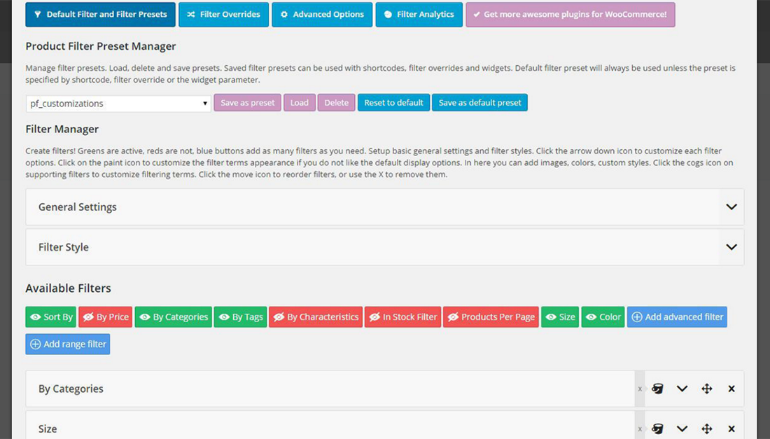 Filter Produk WooCommerce