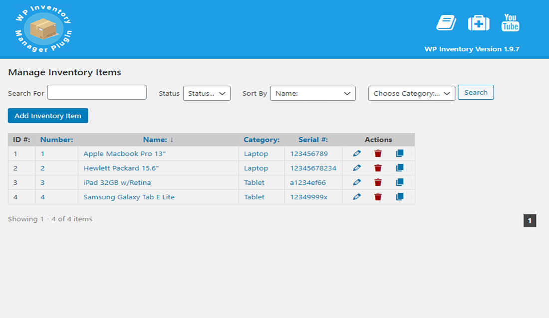Pluginuri de inventar WordPress organizate