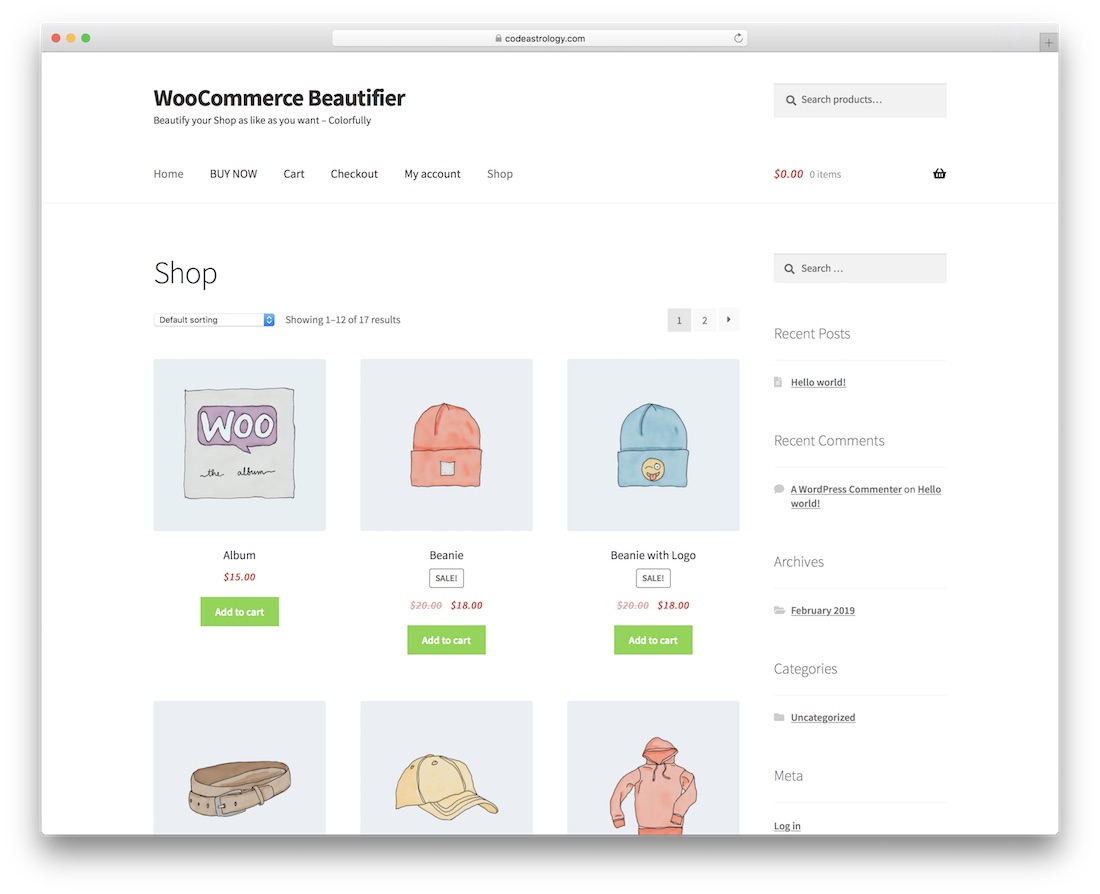 wtyczka upiększająca woocommerce