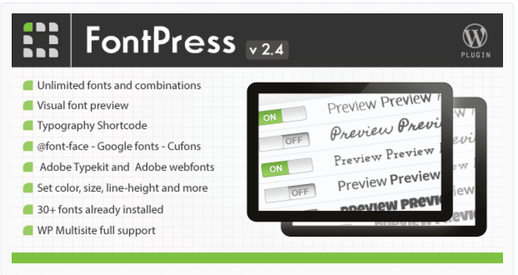 FontPress - Menedżer czcionek WordPress