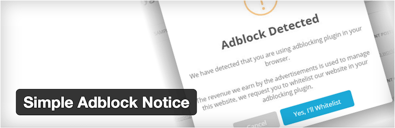 簡単なアドブロック通知