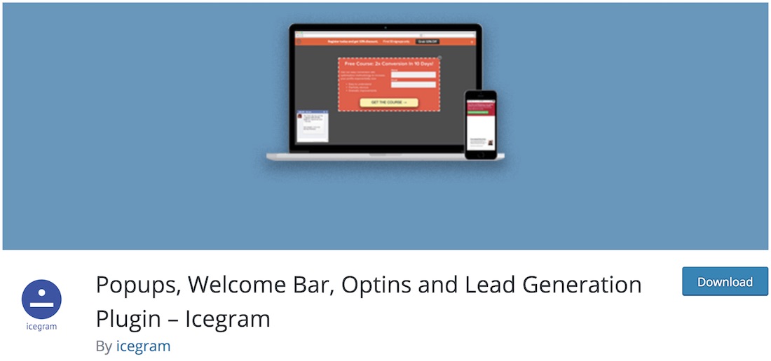 icegram wordpress 号召性用语插件