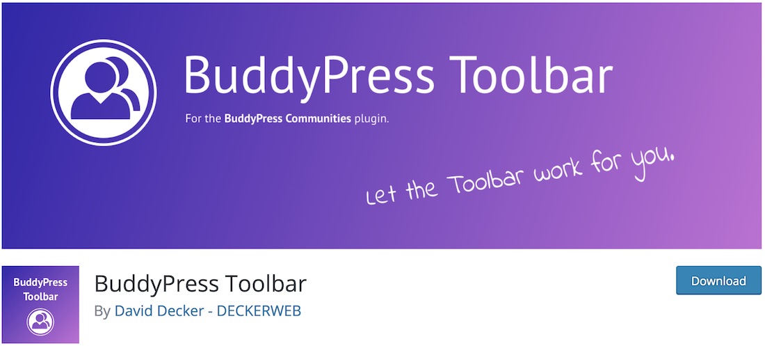 buddypress 工具栏