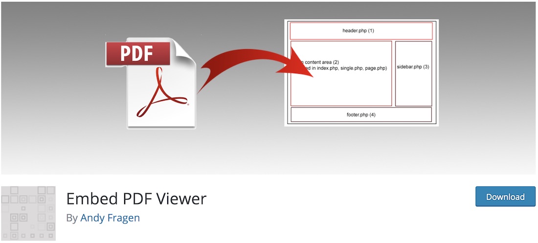 incorpora visualizzatore pdf