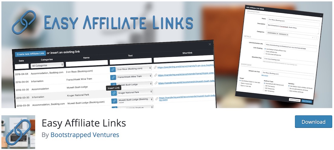 liens d'affiliation faciles plugin wordpress d'affiliation amazon