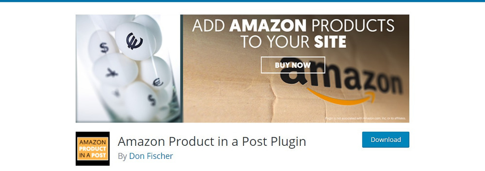 Produit Amazon dans un article
