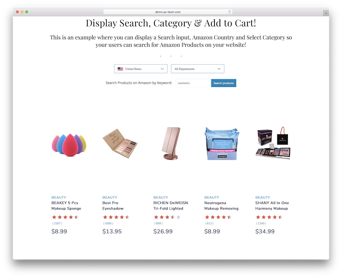 gutensearch affiliés amazon recherche et intégration de produits