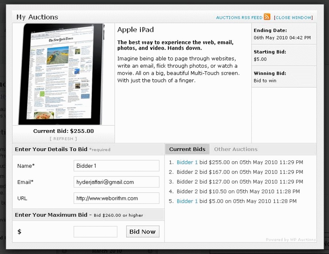 Plugin Lelang WordPress yang Bermanfaat