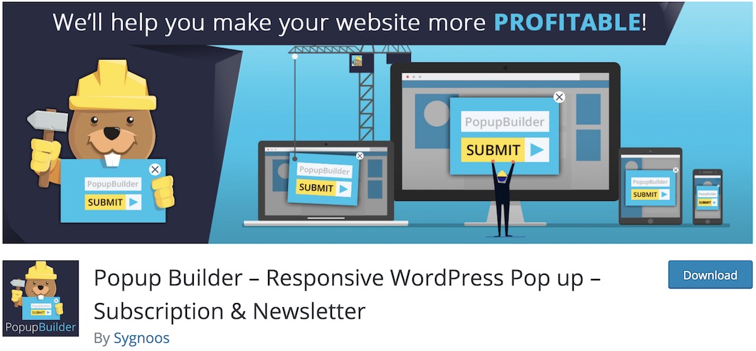 弹出式构建器 wordpress 插件
