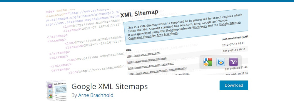 谷歌 XML 站点地图