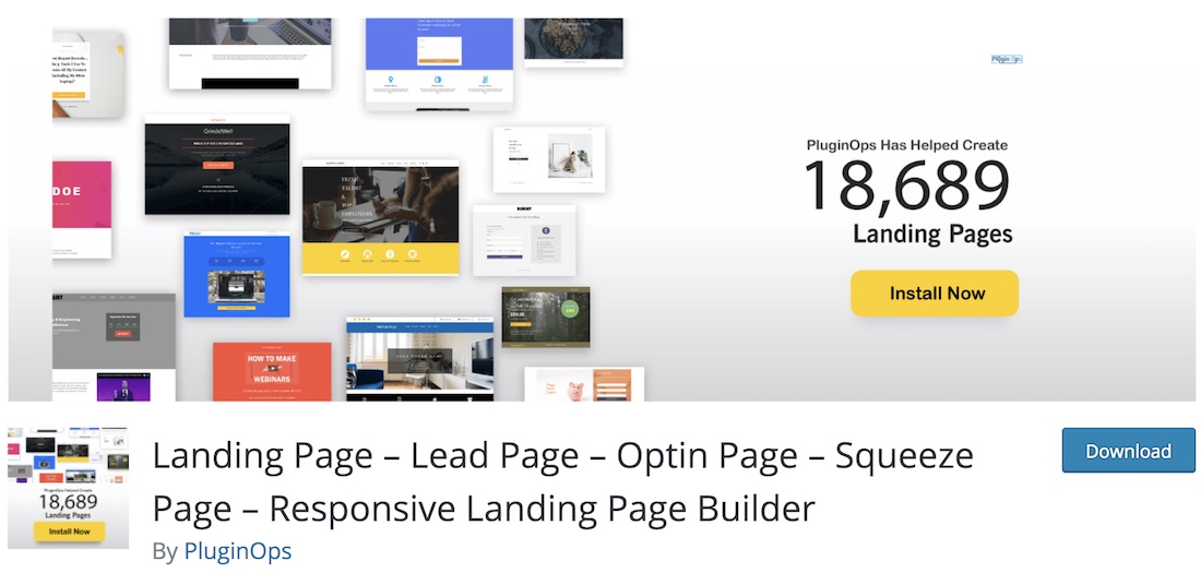plug-in wordpress per la creazione di pagine di destinazione