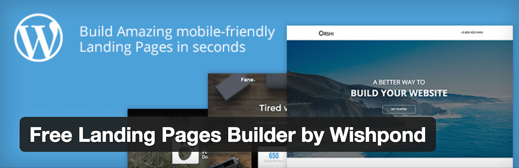 Generatore di pagine di destinazione gratuito di Wishpond — Plugin WordPress