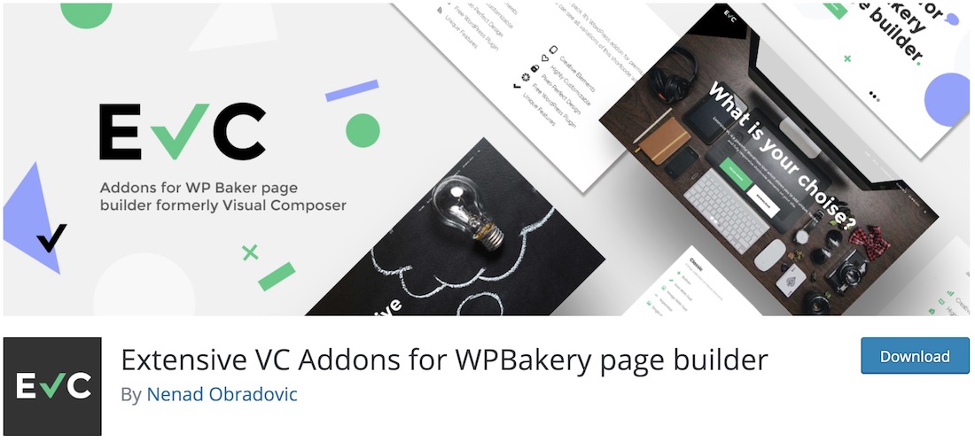 extensa extensão vc addon wpbakery