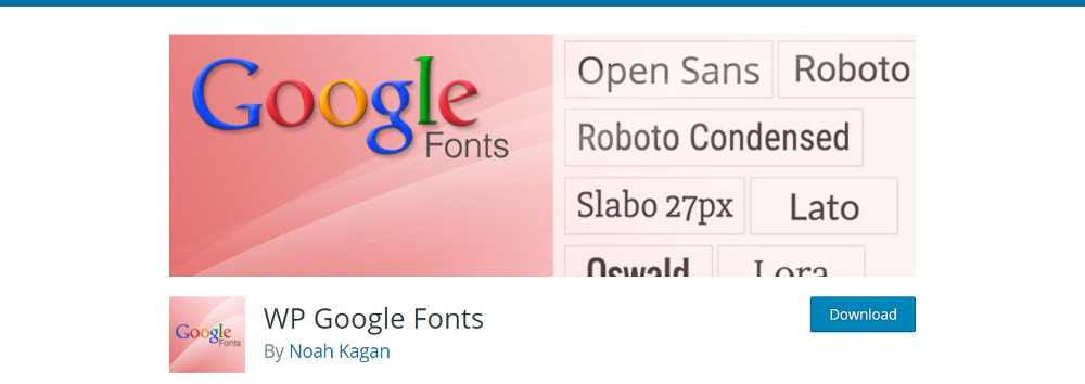 Polices WP Google