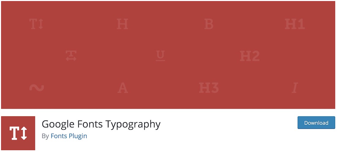 plugin wordpress gratuit de typographie de polices google