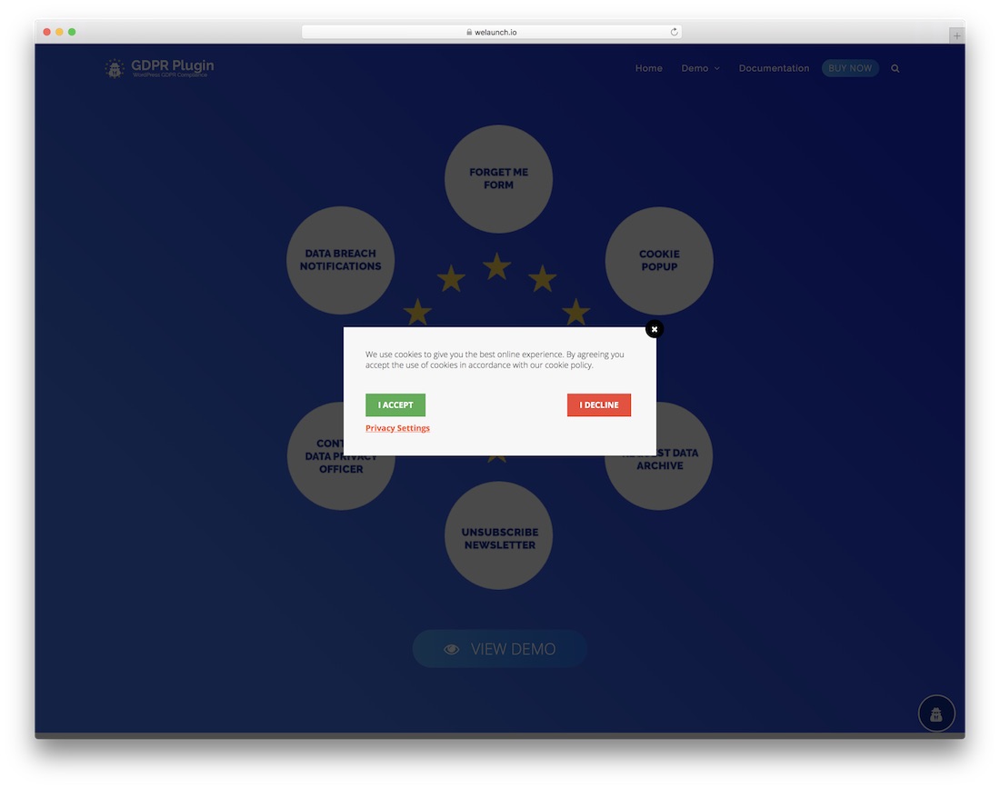 WordPress-Gdpr-Wordpress-Benachrichtigungs-Plugin